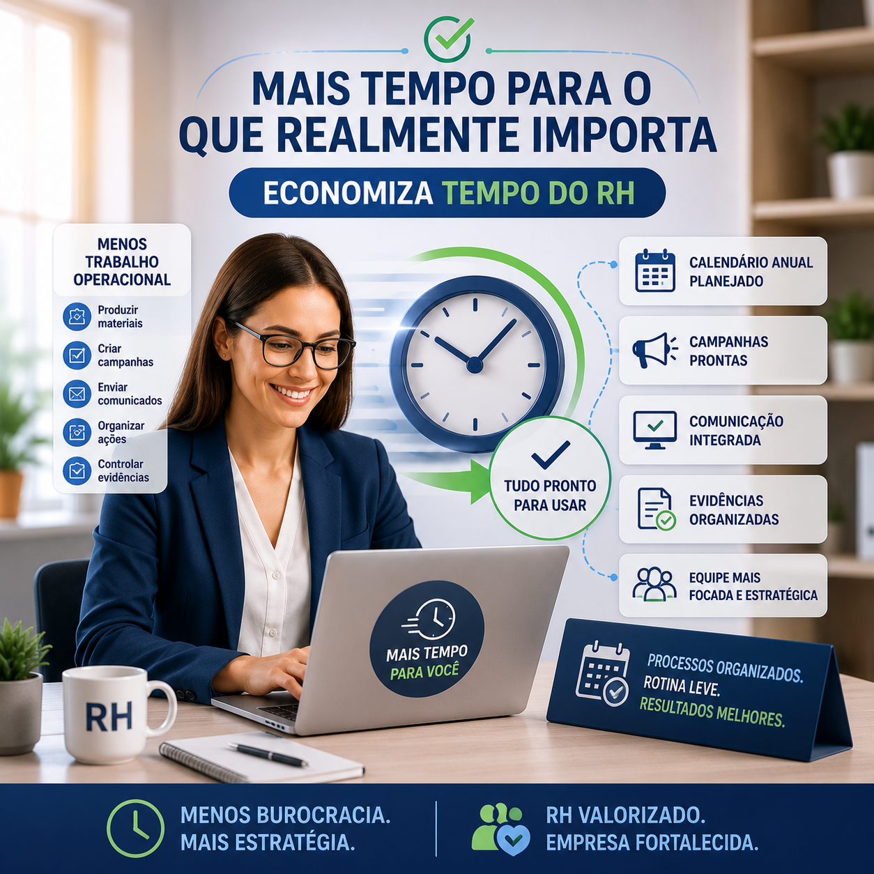 Economiza tempo do RH